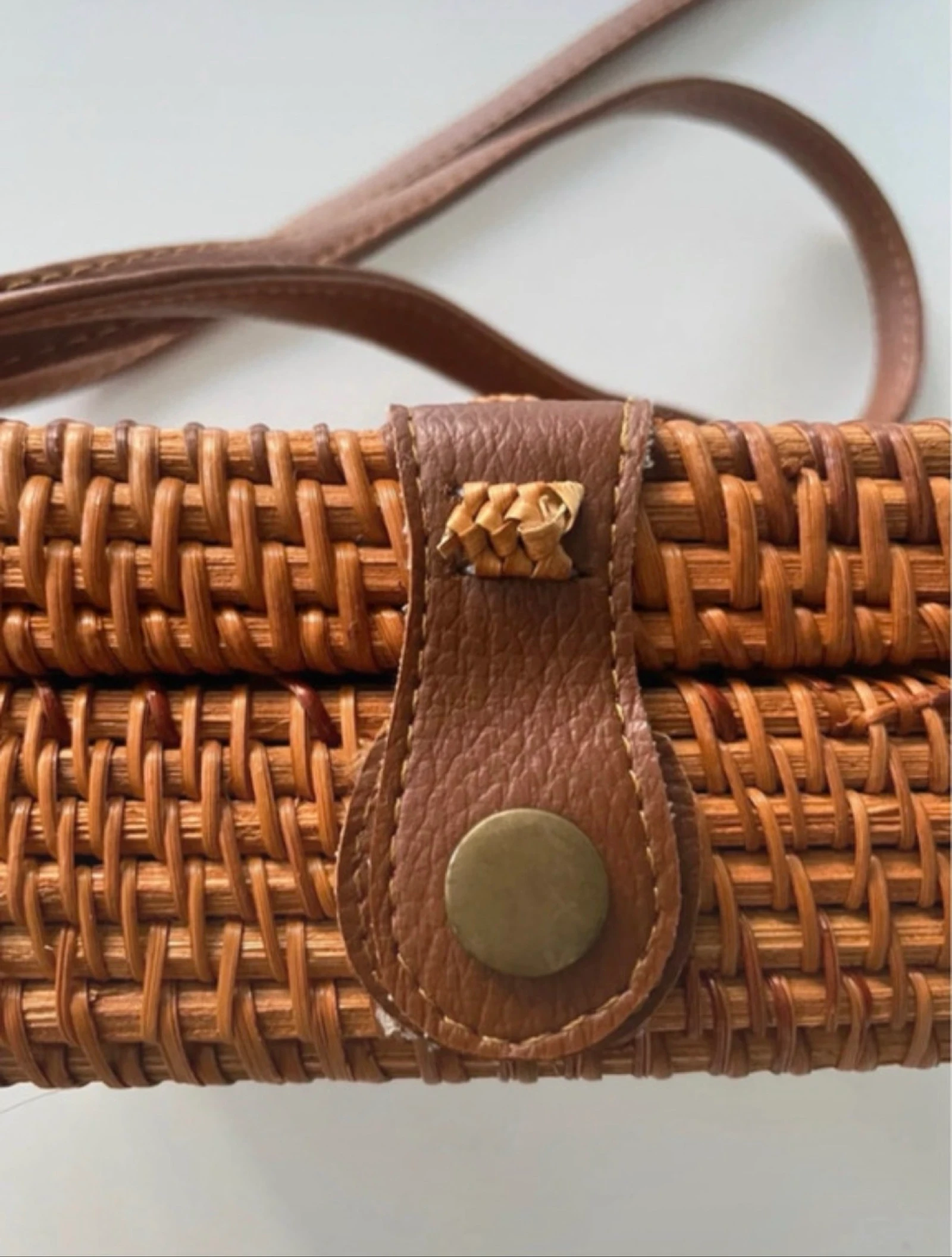 Bolso rectangular mimbre – photo 4